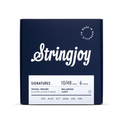 Stringjoy Balanced Light 10-48 NW Electric Guitar Strings