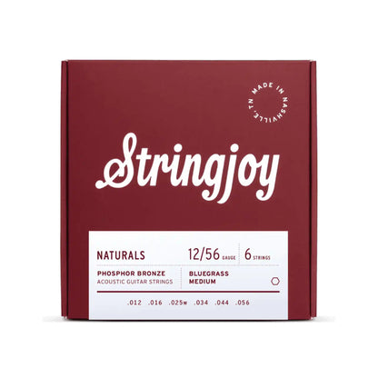 Stringjoy Naturals Medium 13-56 PB Acoustic Guitar Strings