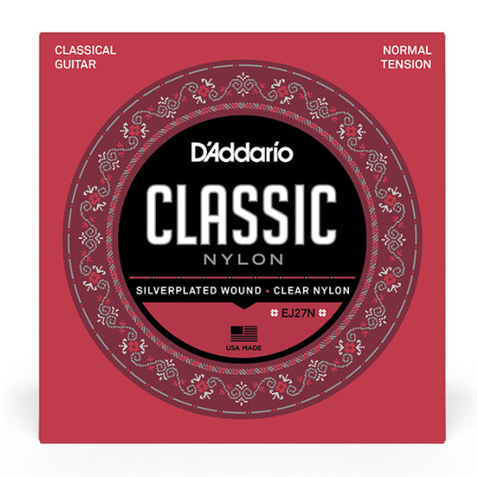 D'Addario EJ27N normal tension student classical guitar strings