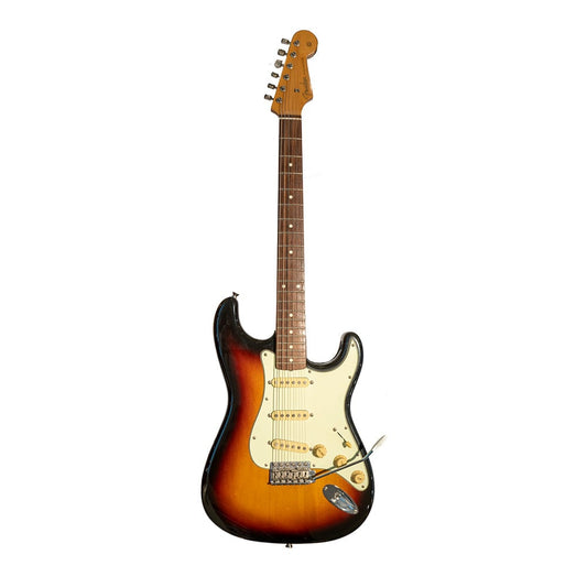 Fender Japan 1964 heruitgave Strat 3-tone sunburst